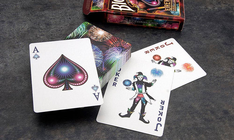 Bicycle Fireworks Playing Cards - Limited Edition Vibrant Design Deck