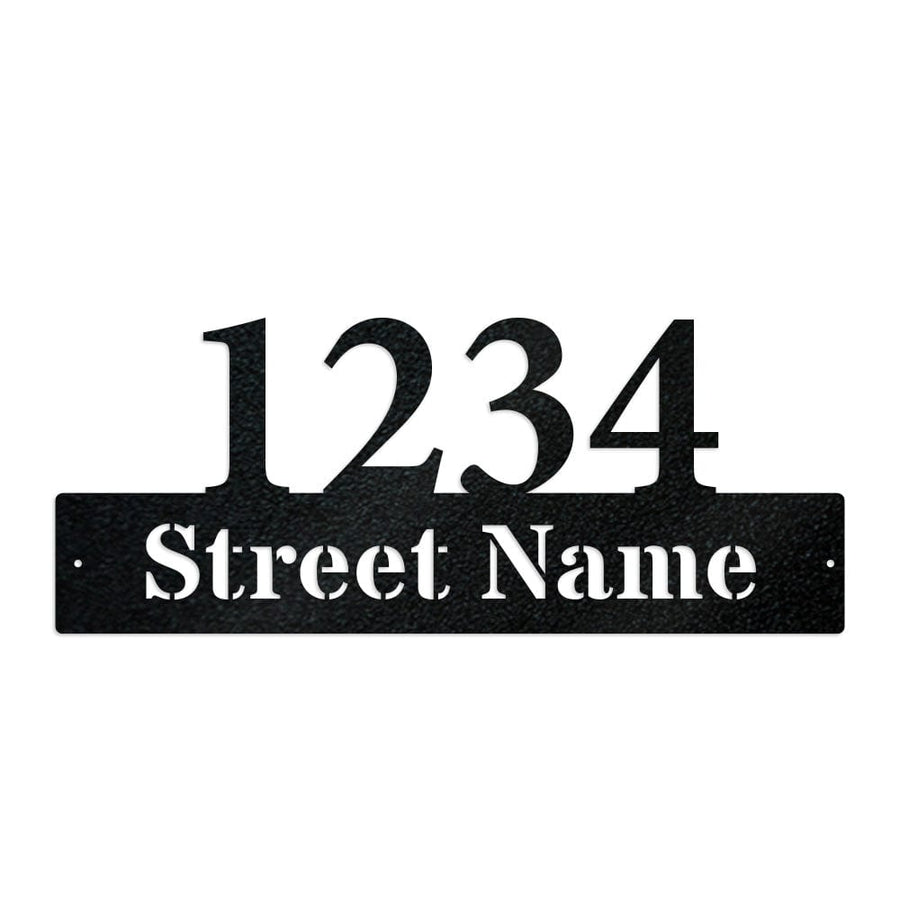 Address Number Sign - Durable Metal Address Sign | Weatherproof Street Number Plaque