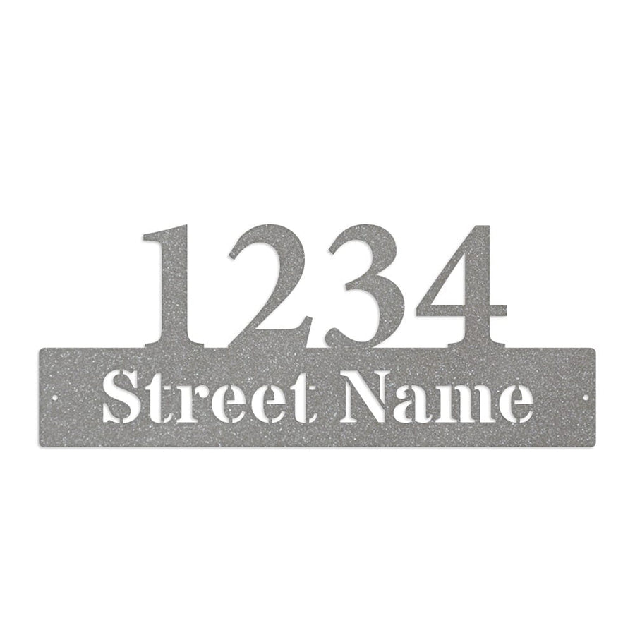 Address Number Sign - Durable Metal Address Sign | Weatherproof Street Number Plaque