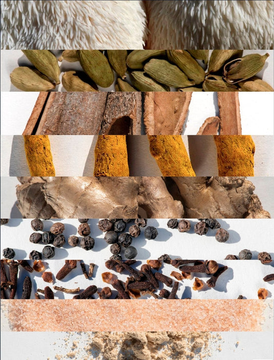 Ahara Mushrooms - Ahara Mushrooms Golden Mane Mushroom Chai - Tea & Infusions | Delivery near me in ... Farm2Me #url#