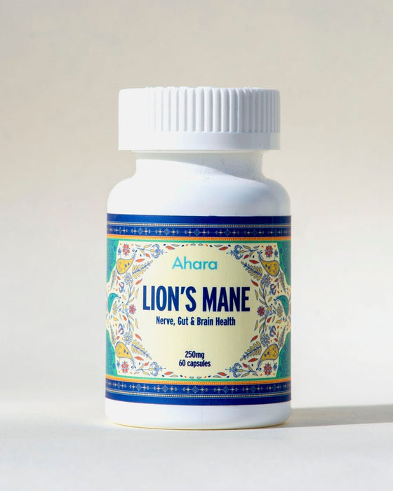 Ahara Mushrooms - Ahara Mushrooms Lion's Mane Capsules - 10 bottles - Tea & Infusions | Delivery near me in ... Farm2Me #url#