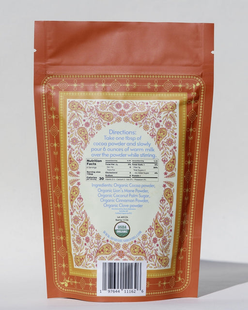 Ahara Mushrooms - Ahara Mushrooms Lions Mane Cocoa - 10 bags - Tea & Infusions | Delivery near me in ... Farm2Me #url#