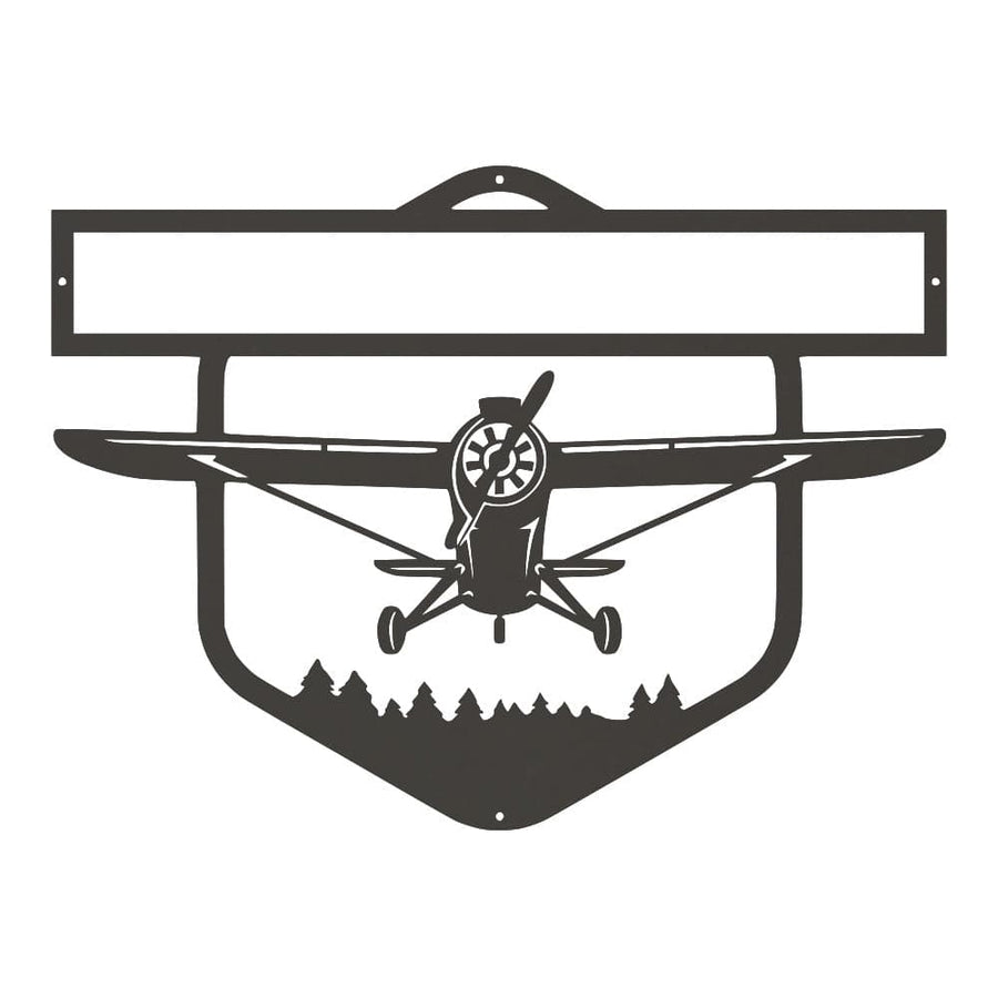 Airplane Monogram - Front View
