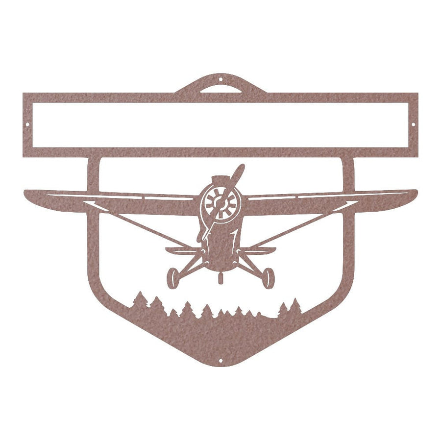 Airplane Monogram - Front View