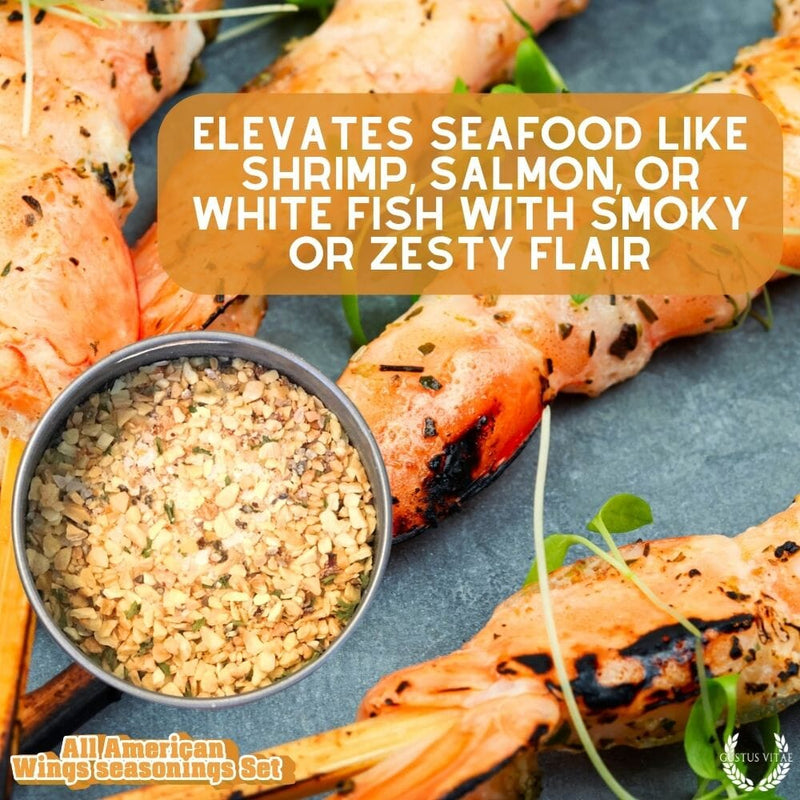 All American Wings Seasoning Set Collections & Gift Sets Gustus Vitae