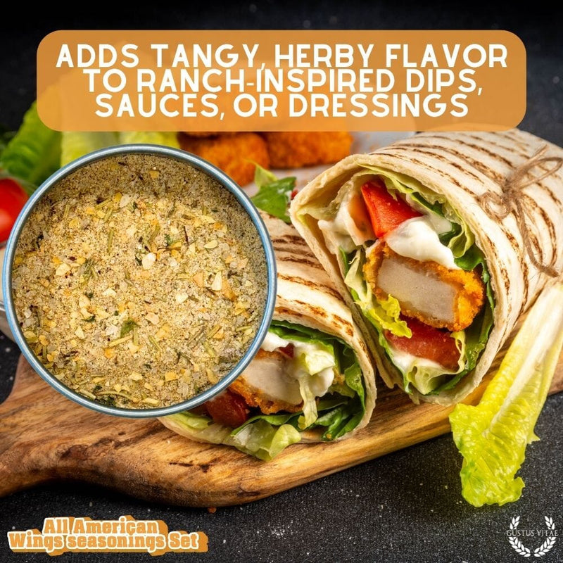 All American Wings Seasoning Set Collections & Gift Sets Gustus Vitae