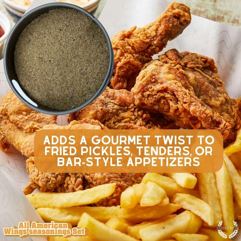 All American Wings Seasoning Set Collections & Gift Sets Gustus Vitae