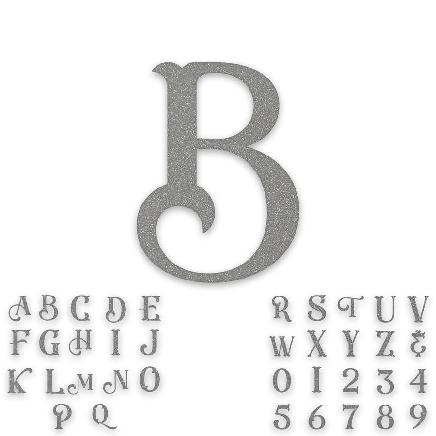 Alphabet- Single Initial Letter Eastwood Style Metal Sign