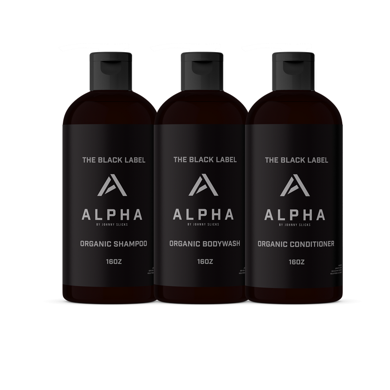 Black Label Shower Set