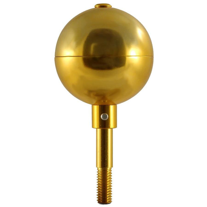 Aluminum Gold Flagpole Ball Topper