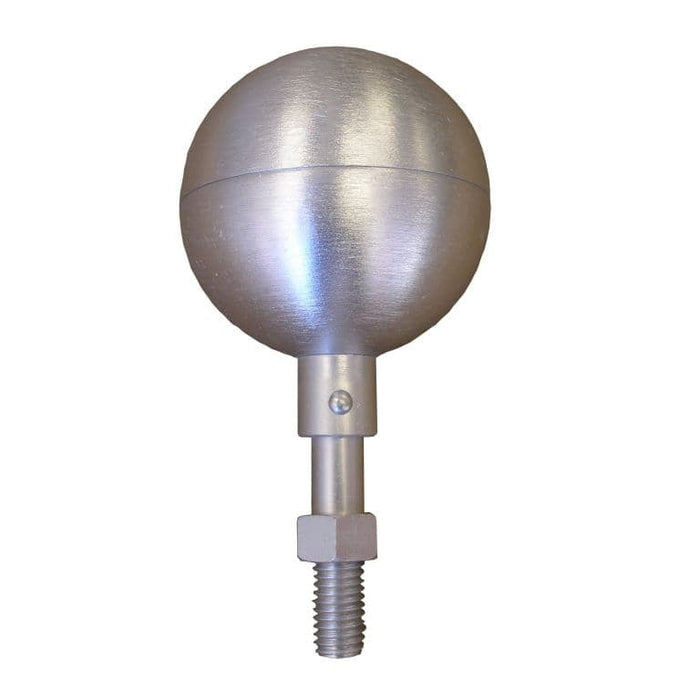 Aluminum Silver Flagpole Ball Topper