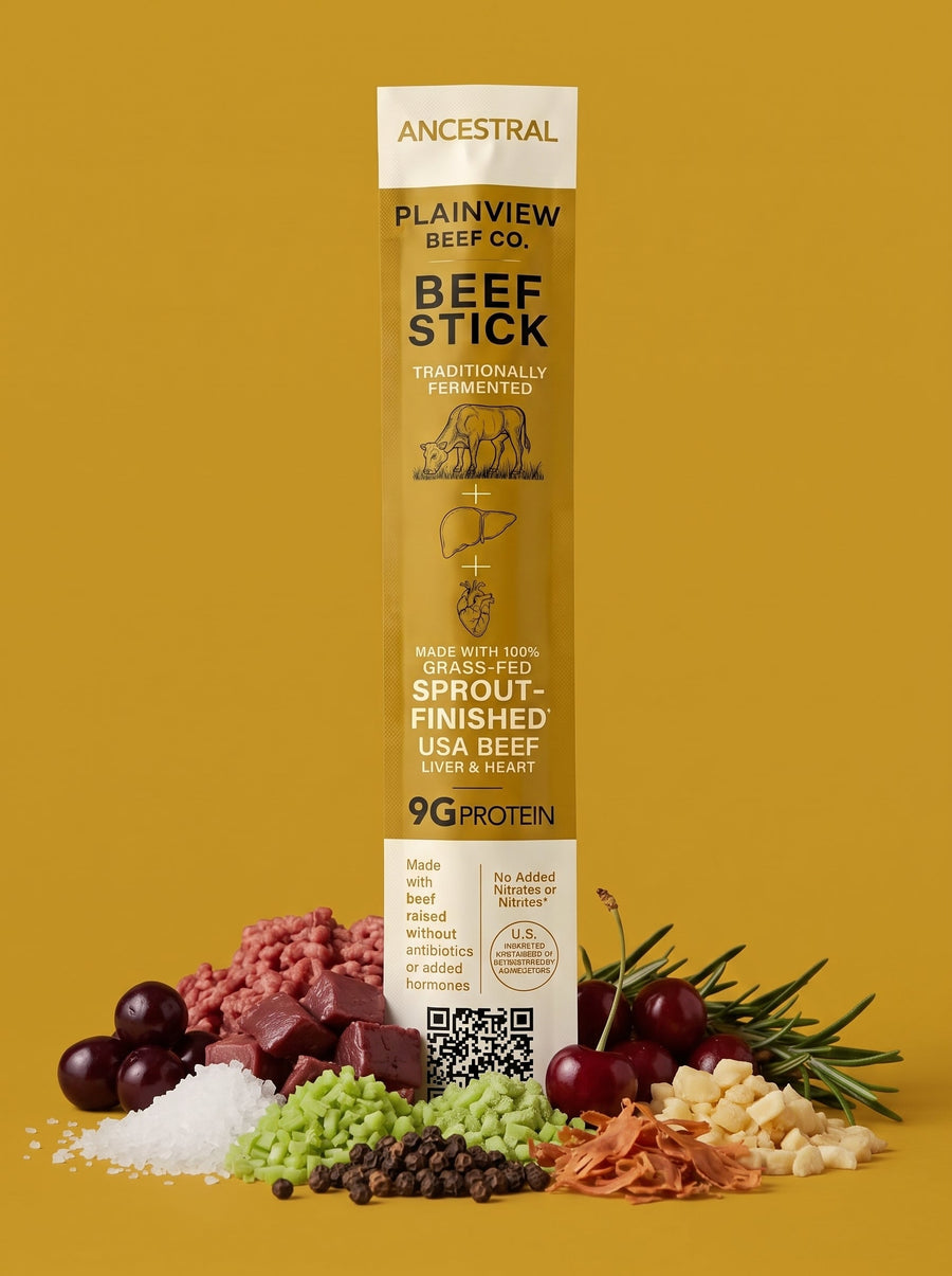 Fermented Grass-Fed Beef Snack Sticks