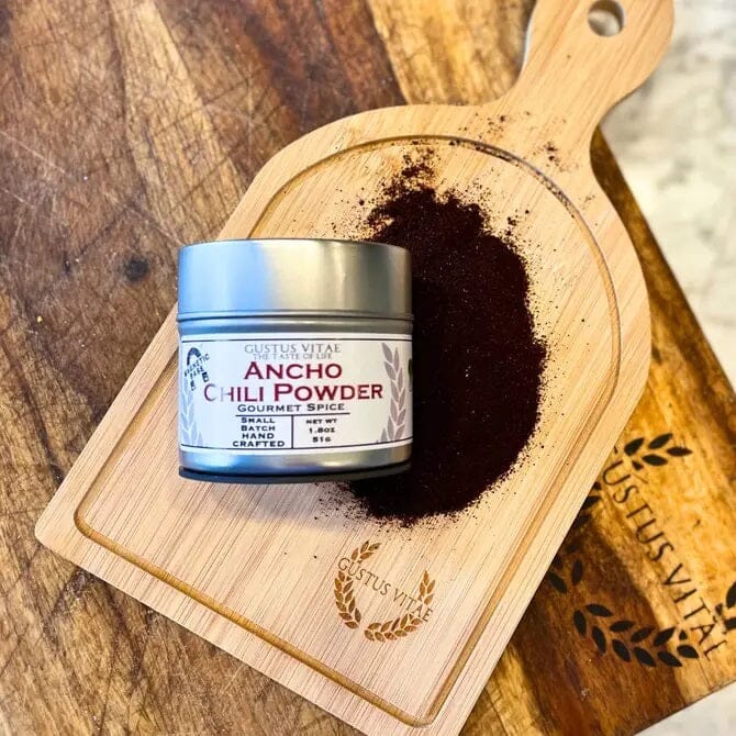 Ancho Chili Powder Gourmet Seasonings Gustus Vitae