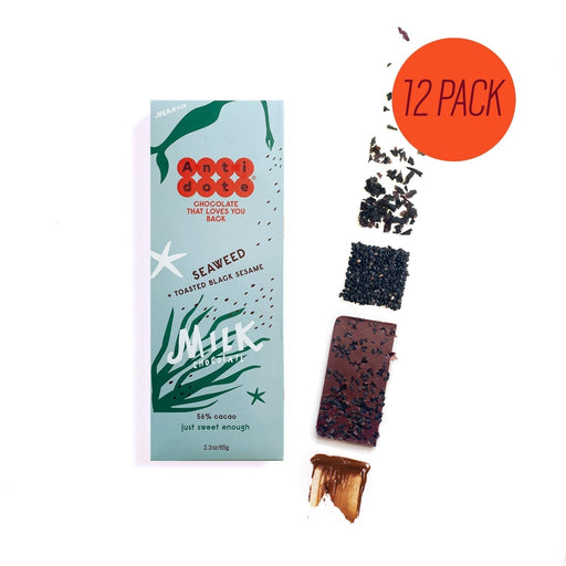 Antidote Chocolate - Antidote Chocolate MERMAID: SEAWEED + BLACK SESAME MILK CHOCOLATE 56% Cases - 3 cases x 12 bars - Chocolate Bars | Delivery near me in ... Farm2Me #url#