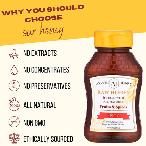 Arvoli Honey - Arvoli Honey Hot Honey Bottles - 12 bottles x 8 oz - Honey | Delivery near me in ... Farm2Me #url#