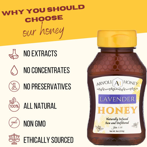 Arvoli Honey - Arvoli Honey Lavender Infused Honey Bottle - 8 oz - Honey | Delivery near me in ... Farm2Me #url#
