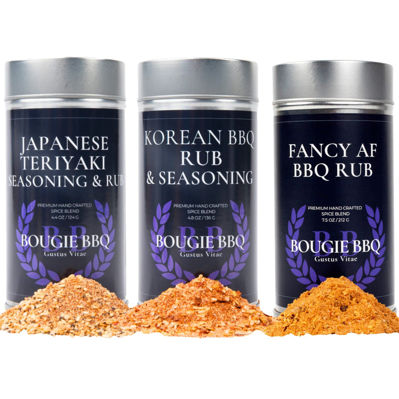 Asian BBQ Seasonings Collection - 3 Pack Gourmet Seasonings Gustus Vitae
