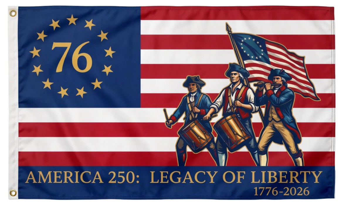 America 250: Legacy of Liberty Flag (1776-2026) – Official Commemorative Issue | DURA-FLIGHT™ Limited Edition Heavy Duty 3’x5’