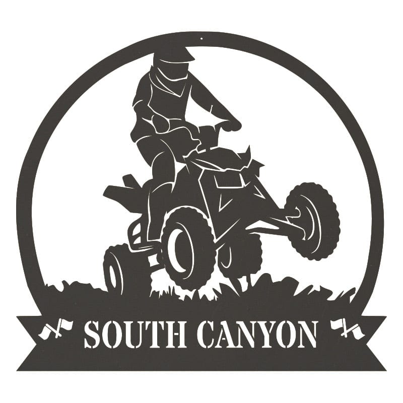 ATV Monogram Metal Sign