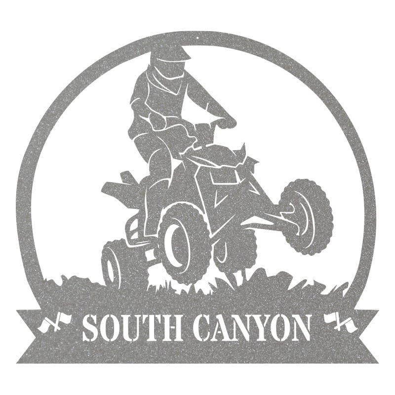 ATV Monogram Metal Sign