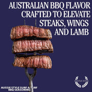 Aussie Style Surf & Turf BBQ Seasoning Bougie BBQ Gustus Vitae