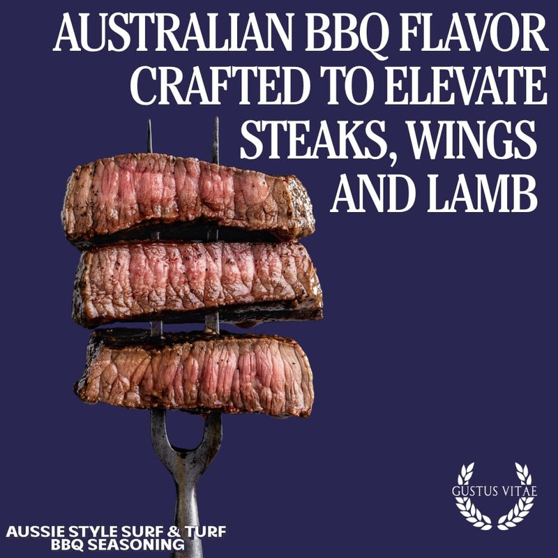 Aussie Style Surf & Turf BBQ Seasoning Bougie BBQ Gustus Vitae