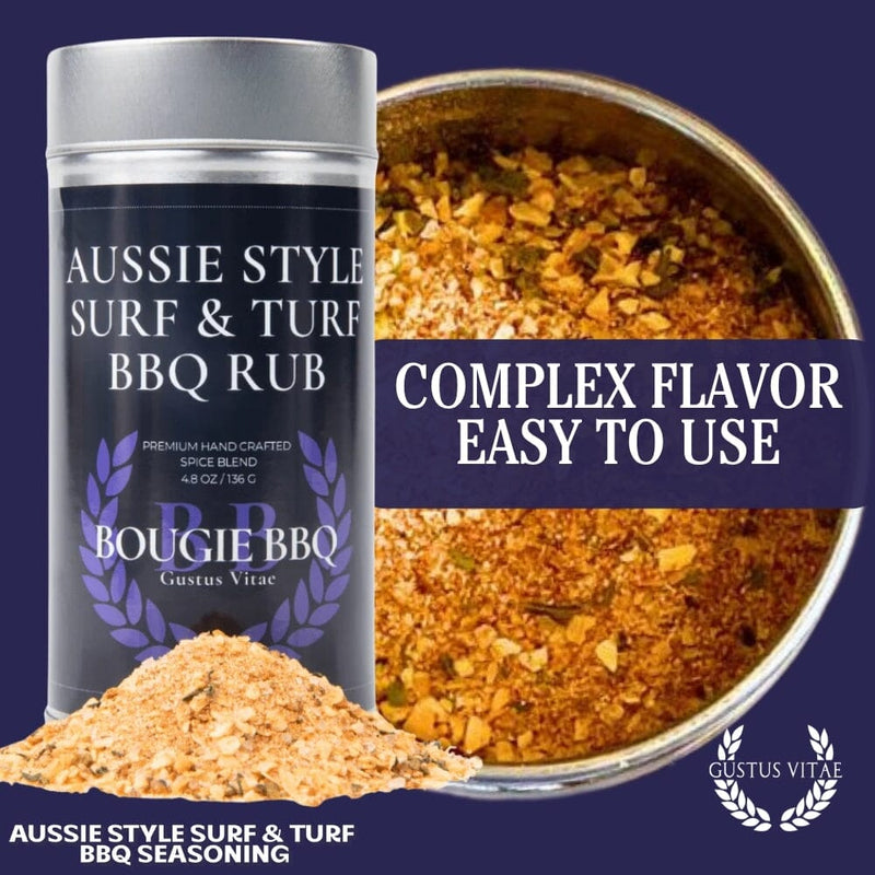 Aussie Style Surf & Turf BBQ Seasoning Bougie BBQ Gustus Vitae