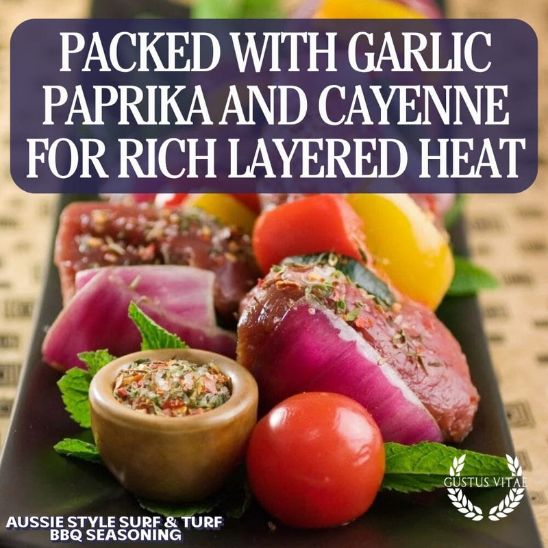 Aussie Style Surf & Turf BBQ Seasoning Bougie BBQ Gustus Vitae