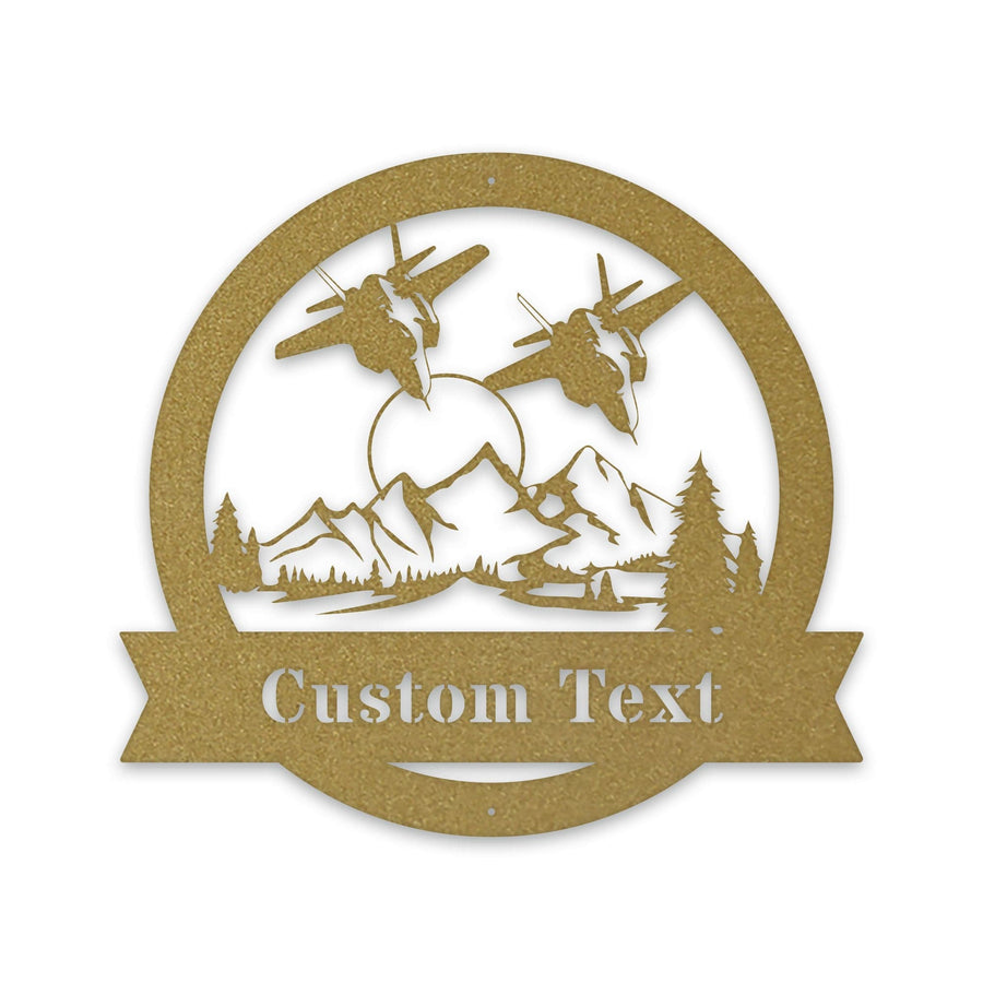 AVIATION-F-35C Military Pilot Custom Sign