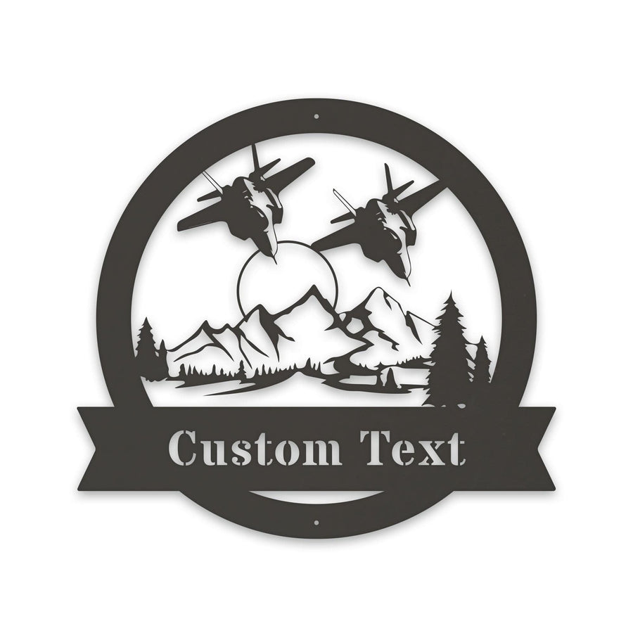AVIATION-F-35C Military Pilot Custom Sign