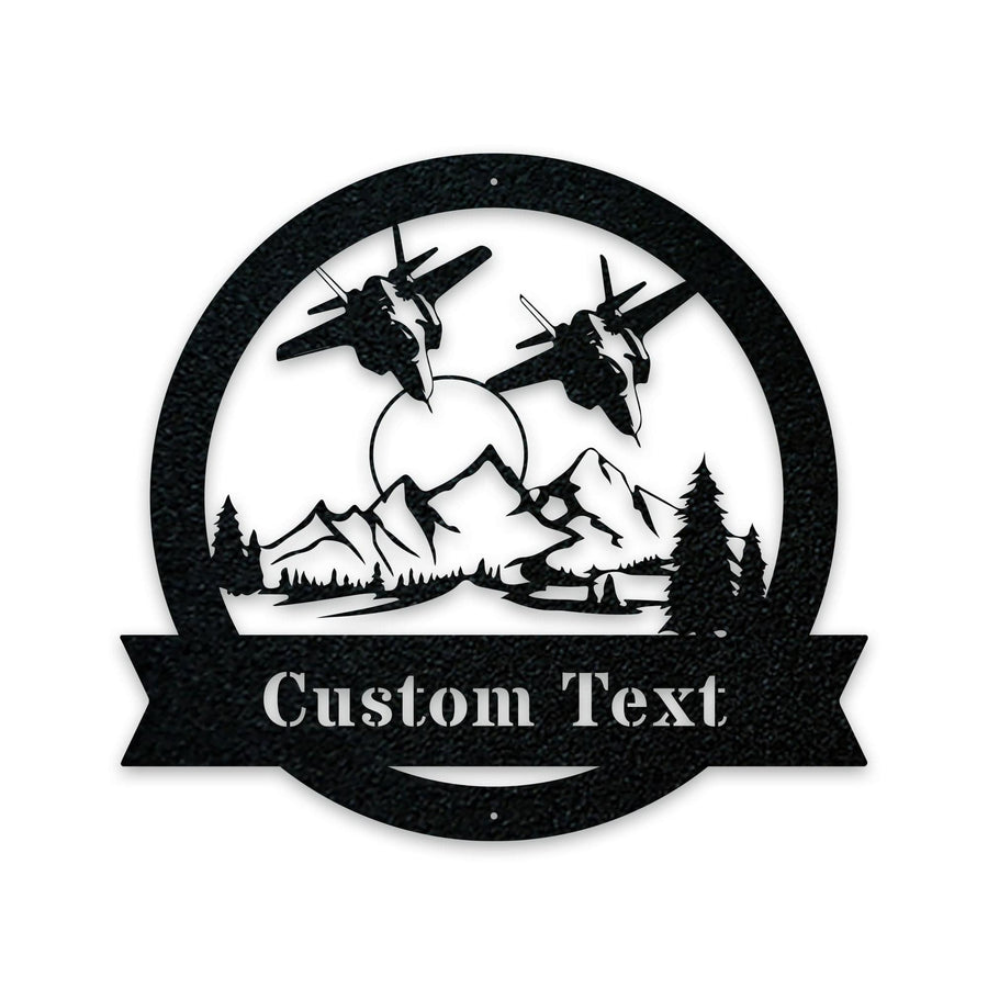 AVIATION-F-35C Military Pilot Custom Sign