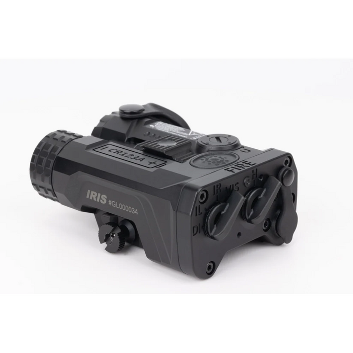 Holosun Technologies IRIS 3 |  Triple Function |  Rifle Illuminator & Laser/Infrared System |  Red/IR Laser |  IR Illuminator |  Fits Picatinny |  Remote Dual Activated Button |  Anodized Finish |  Black
