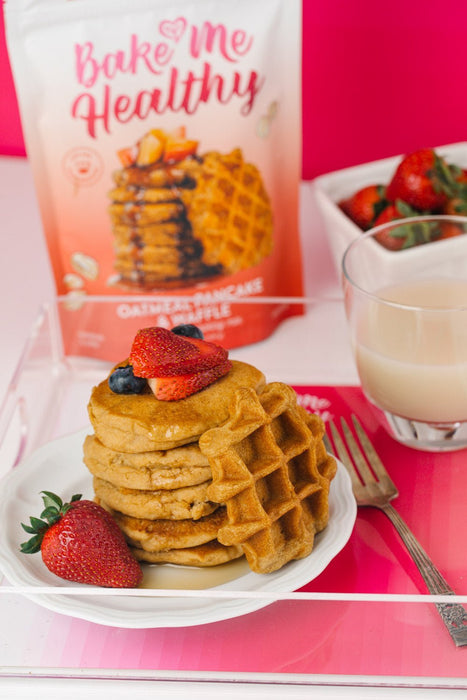 Bake Me Healthy - Bake Me Healthy Oatmeal Pancake & Waffle Plant-Based Baking Mix Case - 6 Bags - Baking Mixes | Delivery near me in ... Farm2Me #url#