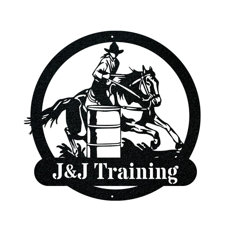 Barrel Racing Monogram