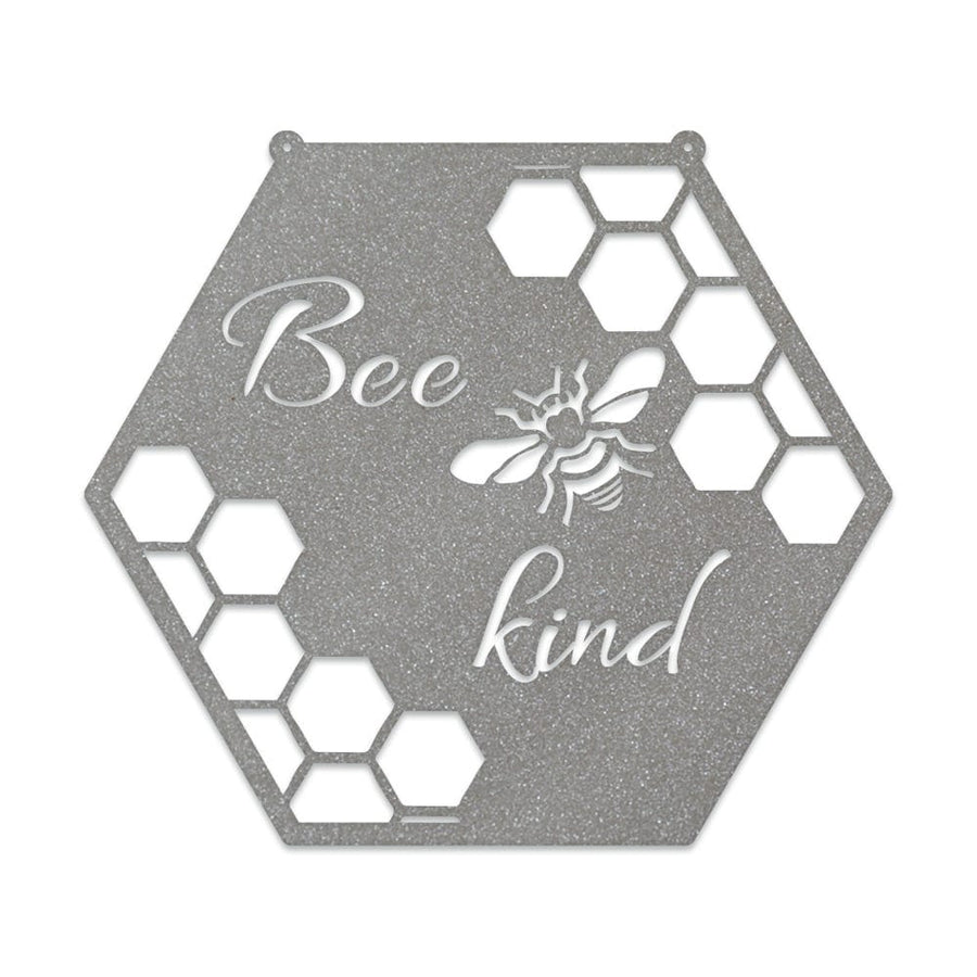 Bee Kind - Bee Hive Metal Sign