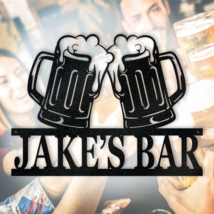 Beer Mug Bar Monogram