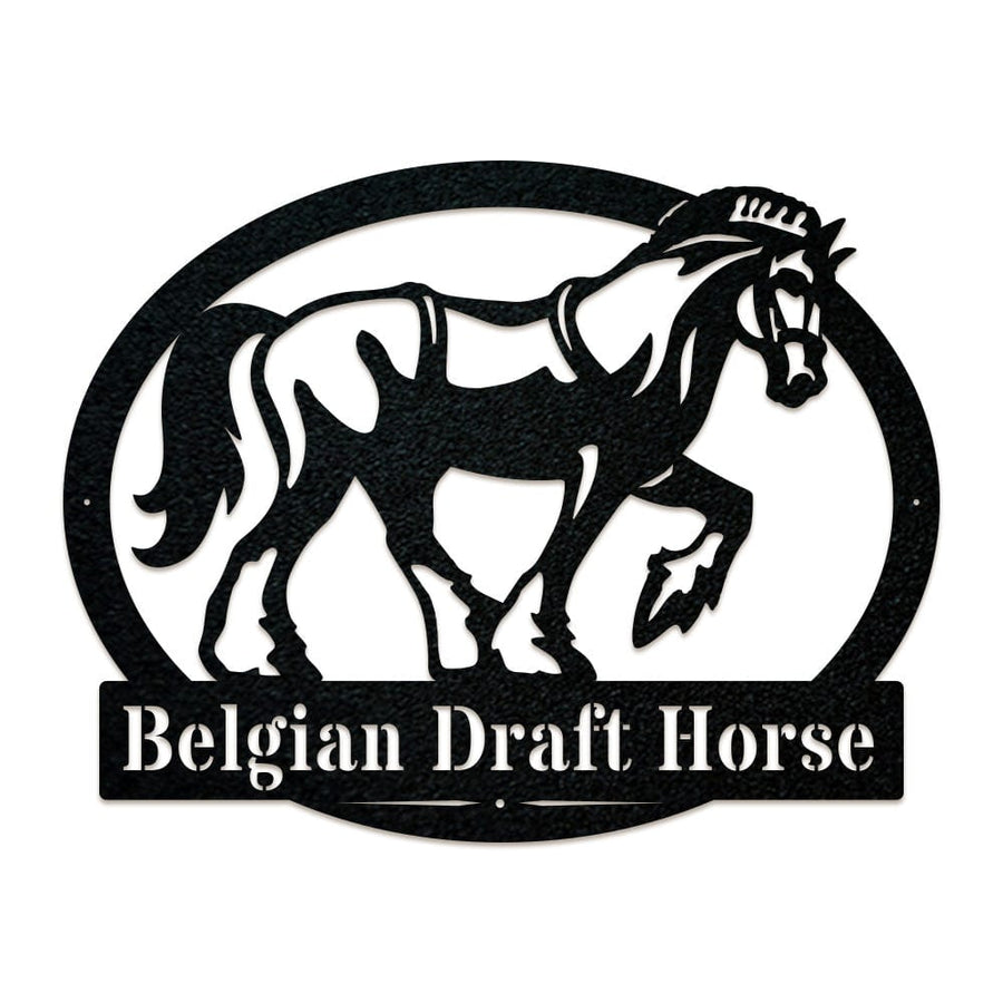 Belgian Draft Horse Monogram