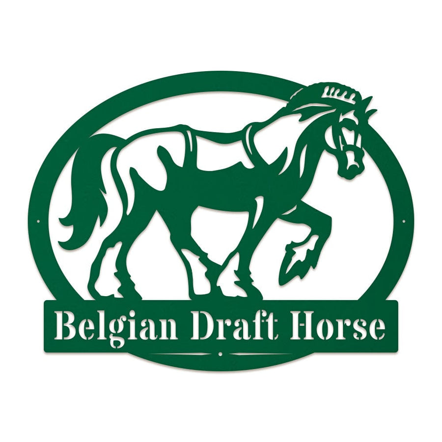 Belgian Draft Horse Monogram