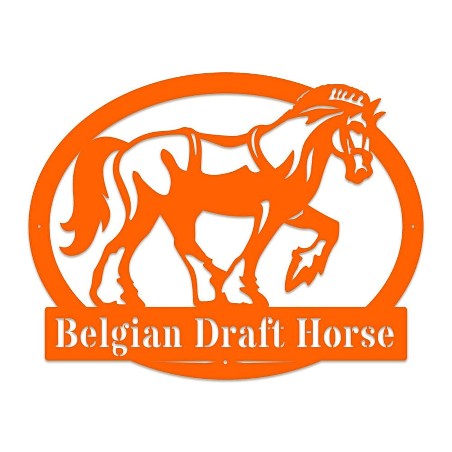 Belgian Draft Horse Monogram