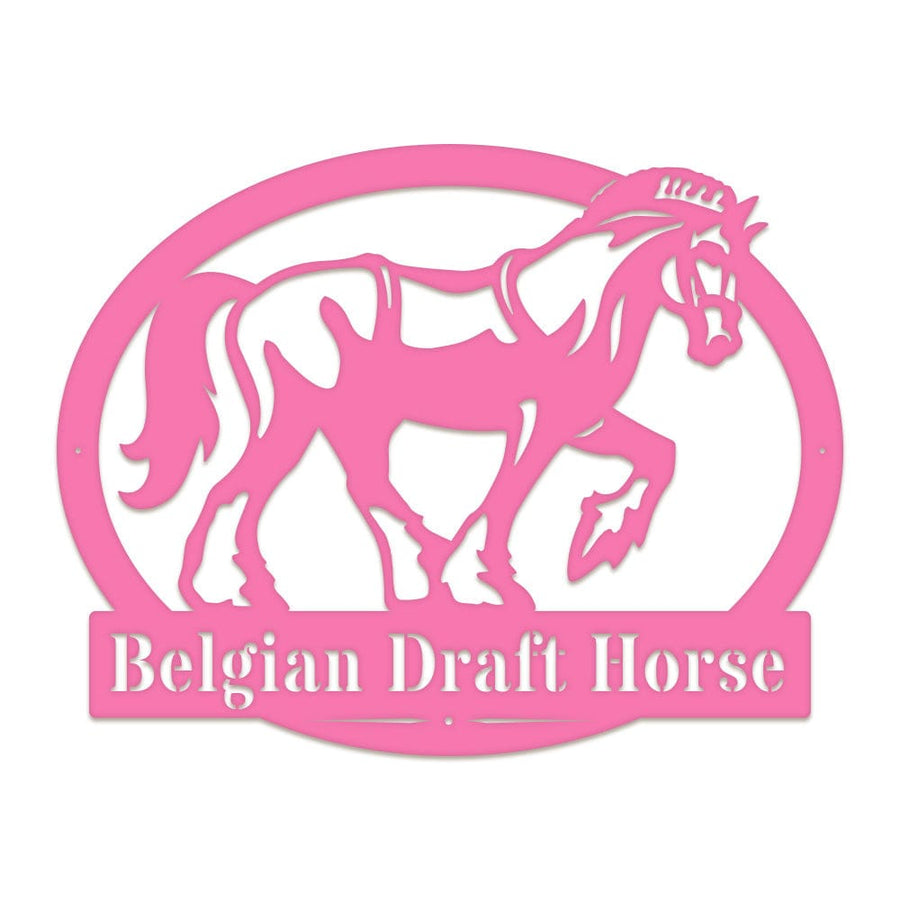 Belgian Draft Horse Monogram