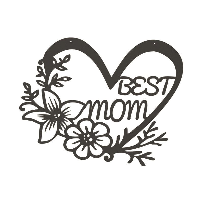 Best Mom Heart Sign
