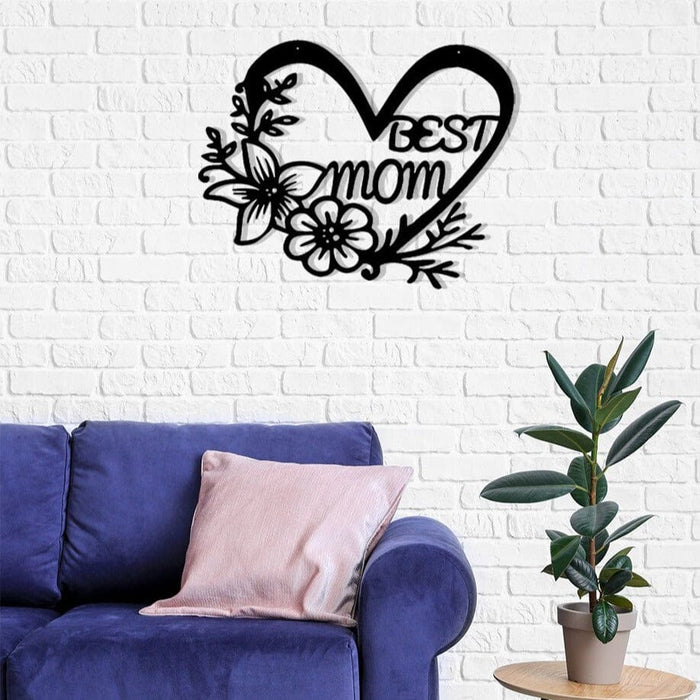 Best Mom Heart Sign