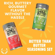 Better Than Butter Seasoning Set: 2 Pack Set Gourmet Seasonings Gustus Vitae