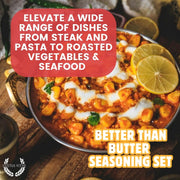 Better Than Butter Seasoning Set: 2 Pack Set Gourmet Seasonings Gustus Vitae