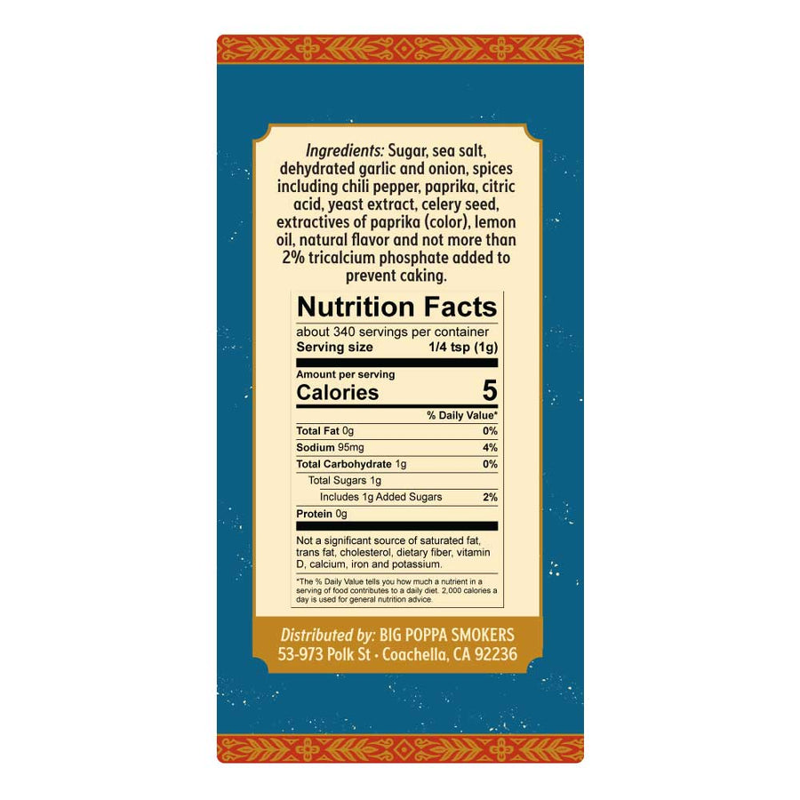 Big Poppa's Competition Stash Seasoning - 12oz