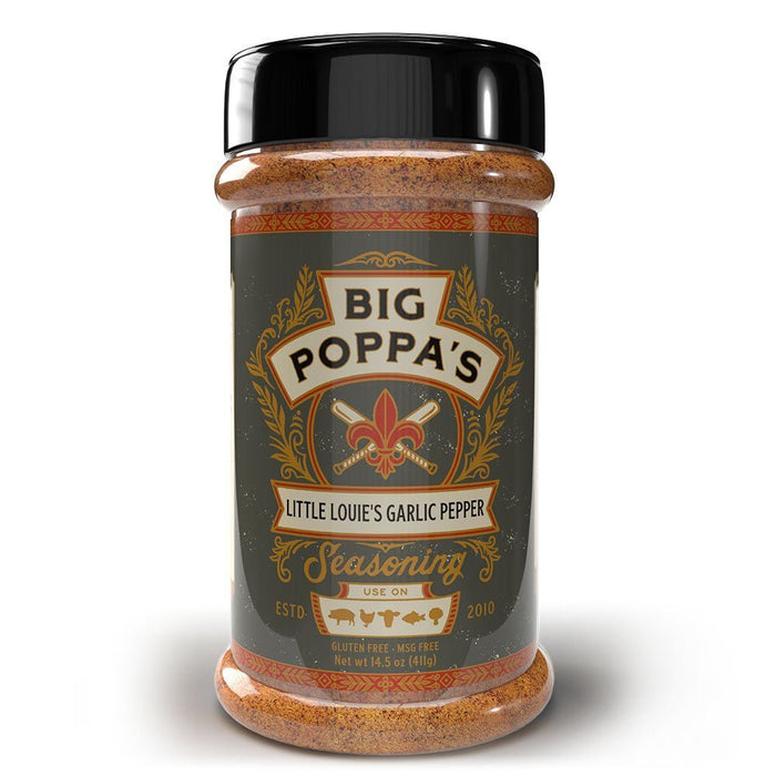 Big Poppa's Little Louie's Garlic Pepper Seasoning - 14.5oz
