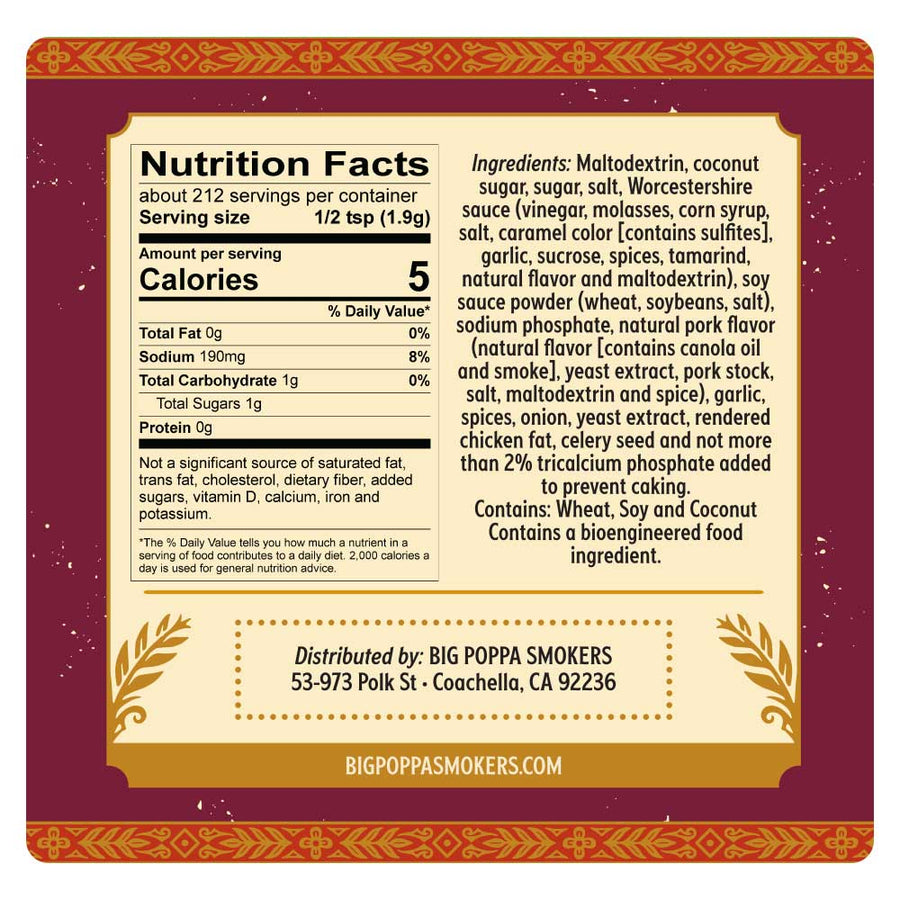Big Poppa's Pork Prod Pork Injection - 14.2oz