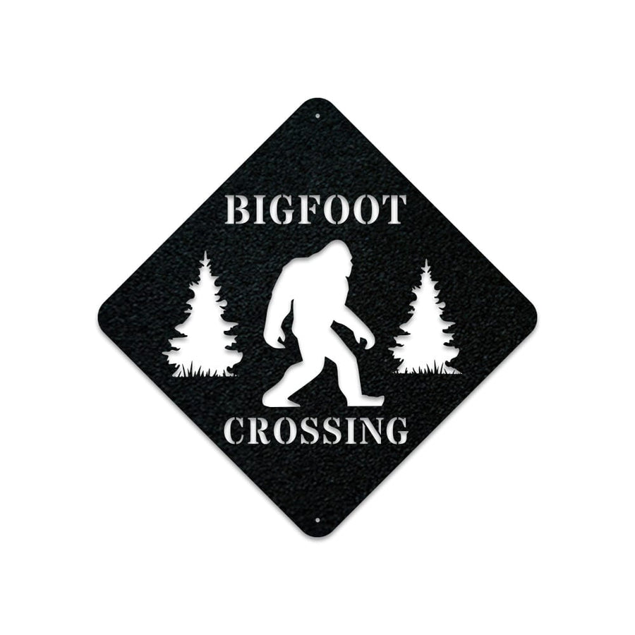 Bigfoot Crossing - Sasquatch Metal Sign