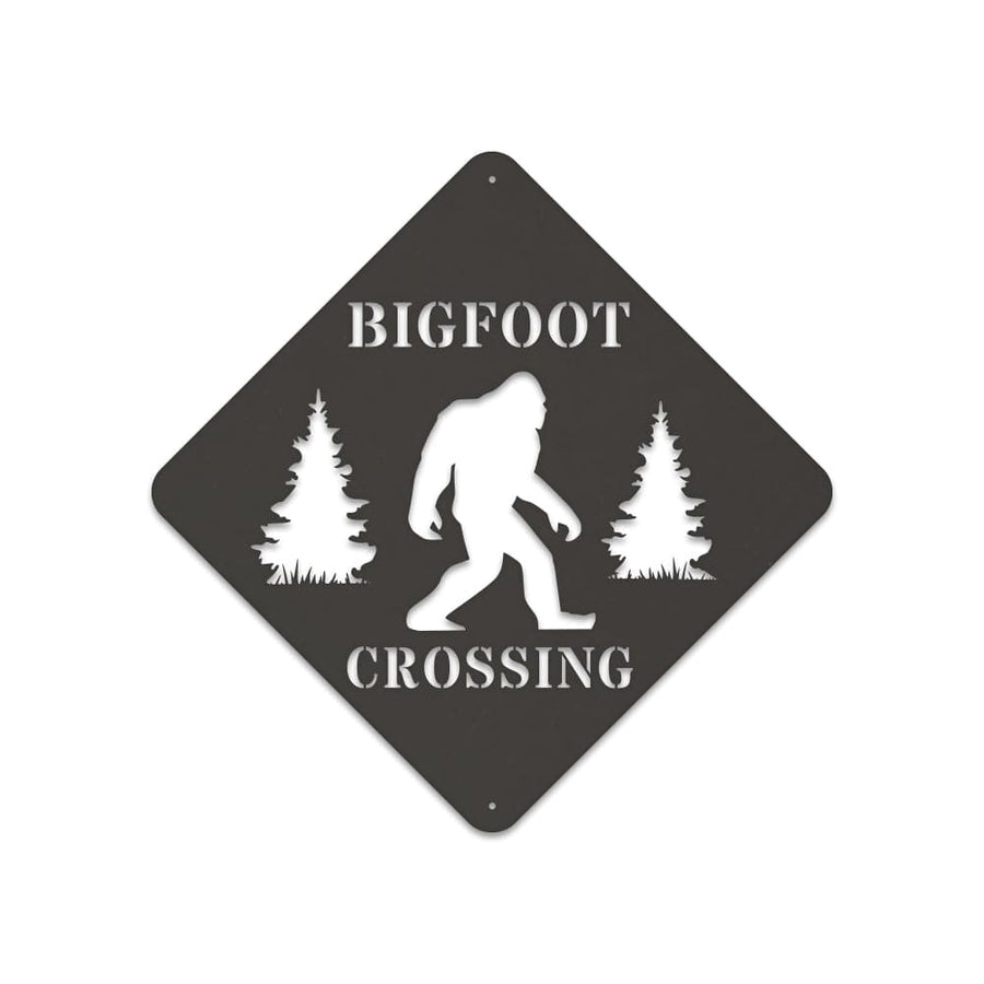 Bigfoot Crossing - Sasquatch Metal Sign