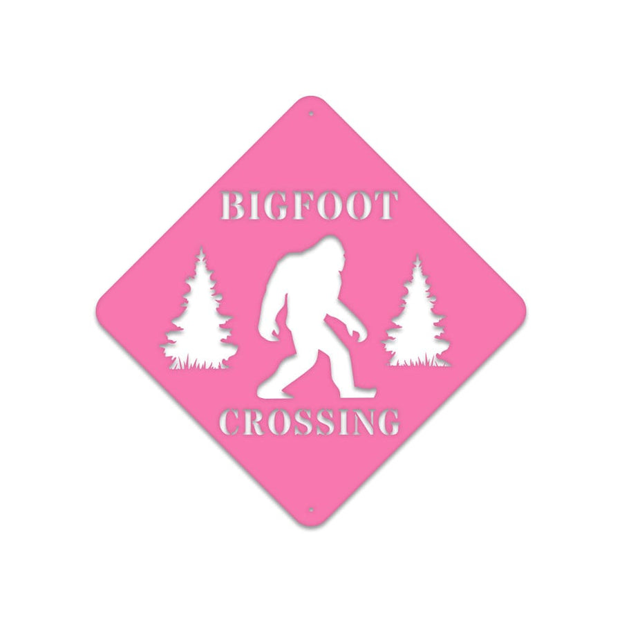Bigfoot Crossing - Sasquatch Metal Sign